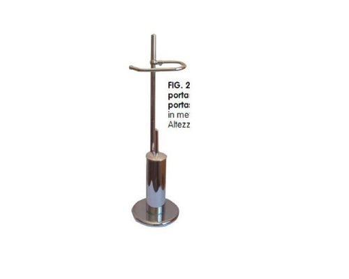 PIANTANA PORTAROTOLO CON PORTASCOPINO ALTEZZA CM. 72