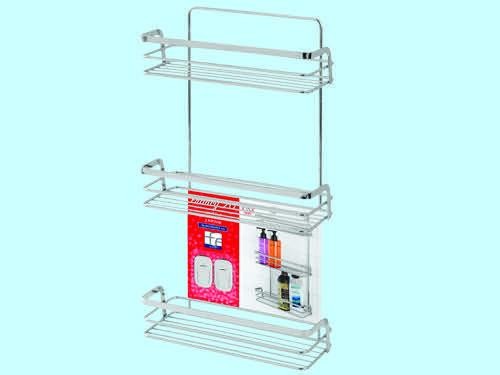 MENSOLA FRANCY PER DOCCIA PORTASHAMPOO BAGNOSCHIUMA CM.L26xP10xH49 ARREDO BAGNO