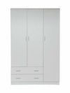 KIT ARMADIO SPACE 3 ANTE + 2 CASSETTI CM. 120X52X190H