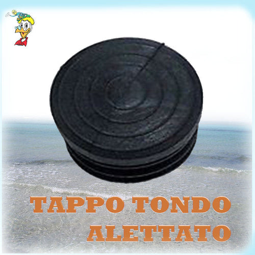 PUNTALE TAPPO DI PROTEZIONE ALETTATO TONDO MM. 60 PZ. 100