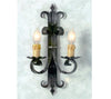 LANTERNA APPLIQUE VENETA 2 LUCI FERRO BATTUTO LANTERNE APPLIQUE LAMPIONE LAMPADE
