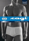Cagi Slip da Uomo Modello alto in Costina di cotone 1200 S130 - Passarelli Biancheria