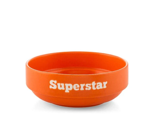 Coppetta in Ceramica Arancione 13 cm - Scritta SuperstarH&H
