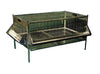 GABBIA PER PULCINI CON MANGIATOIA E BEVERINO CM. 94X54X63H
