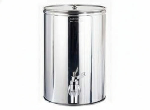 SERBATOIO ACCIAIO INOX CONTENITORE ENOLOGICO VINO OLIO CISTERNA RECIPIENTE LT150