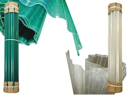 PLASTICA ONDULATA LAMINATO IN VETRORESINA ONDA COPERTURA H MT.3 ROTOLI 20MT=60MQ
