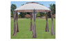 SET TELI LATERALI DI RICAMBIO PER GAZEBO ESAGONALE