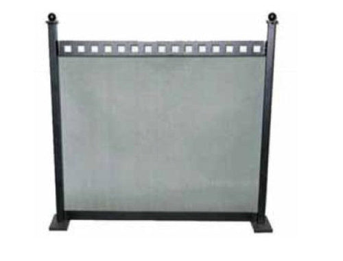 PARASCINTILLE FERRO BATTUTO CASTLE CM.62X60H SCHERMI PARASCINTILLE