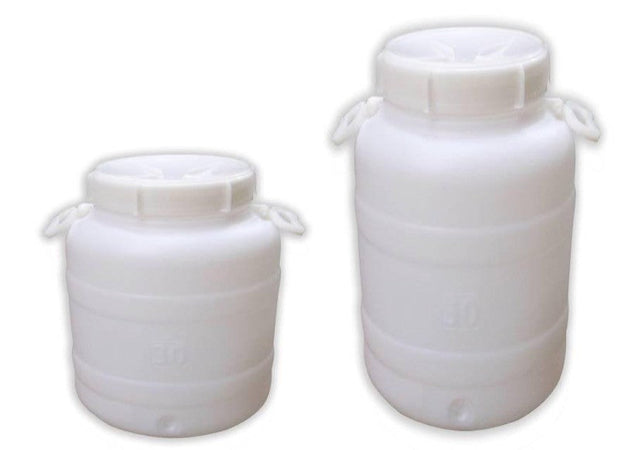 BIDONI FUSTI BOCCA LARGA C/PREDISPOSIZIONE LT. 30 PER ALIMENTI OLIO-VIO