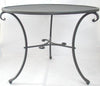 TAVOLO TAVOLINO IN FERRO BATTUTO D.CM.120 H.76 TAVOLI ARREDO GIARDINO ESTERNO