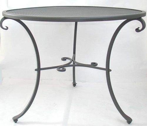 TAVOLO TAVOLINO IN FERRO BATTUTO D.CM.120 H.76 TAVOLI ARREDO GIARDINO ESTERNO
