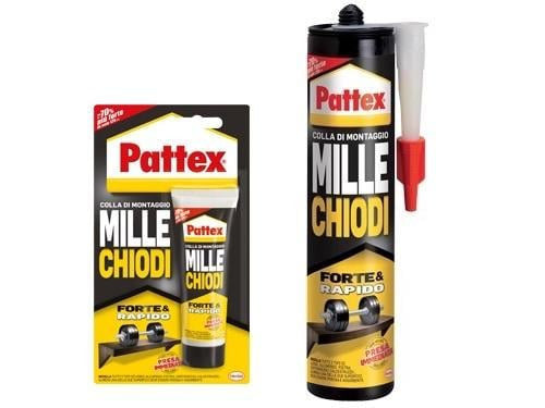 ADESIVO SIGILLANTE COLLA PATTEX MILLECHIODI CARTUCCIA GR.400