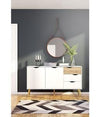 KIT CREDENZA OSLO 2 ANTE + 3 CASSETTI CM.147X39X91H