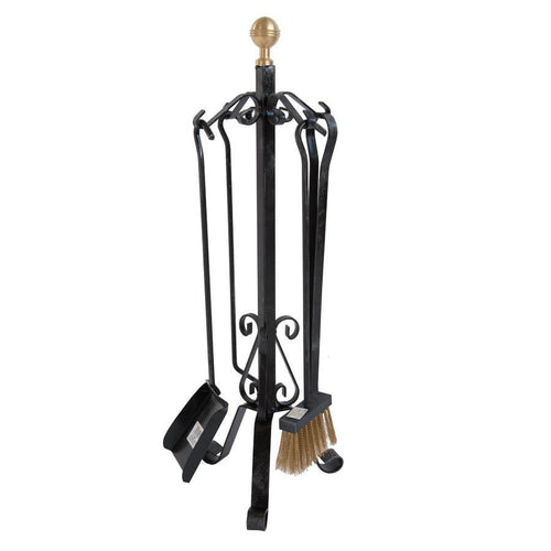 SET ATTREZZI CAMINO TODI 23 x 67H ACCESSORI PER CAMINETTO