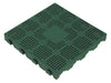 PAVIMENTO PIASTRELLE IN PVC VERDE CM. 40x40xH4,5 ARREDO GIARDINO PZ. 4