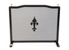 SCHERMI PARASCINTILLE CON POMOLI IN FERRO BATTUTO CM.50X18X42