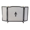 SCHERMI PARASCINTILLE IN FERRO BATTUTO CON POMOLI MODELLO SPORTELLO CM. 90x18x50