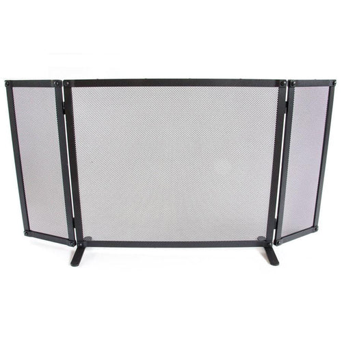 SCHERMI PARASCINTILLE RIBATTINO CON ALI IN FERRO BATTUTO CM. 101x18x52