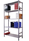SCAFFALI SCAFFALE KIT IN LAMIERA ZINCATA AD INCASTRO PRATIC 100x40x200H CM