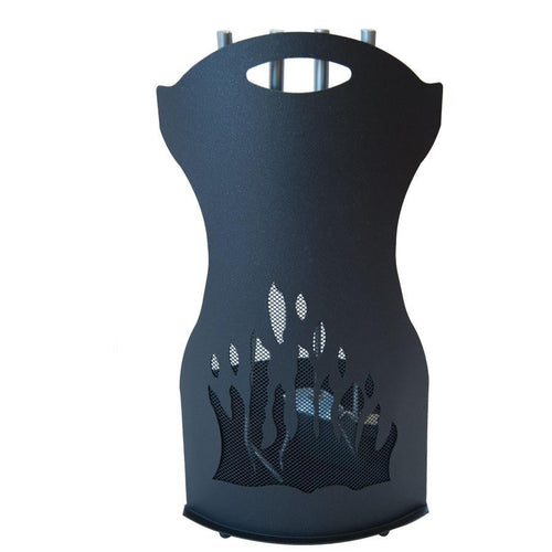 SET ATTREZZI da camino FIAMMA graphite CM.60X31X13 accessori per caminetto