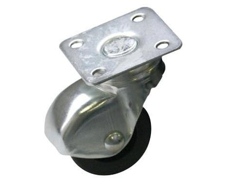RUOTE RUOTA A CUFFIA SEMPLICE SU PIASTRA Art. 210 RUOTA mm. 35x17 H.MM.50 PZ24