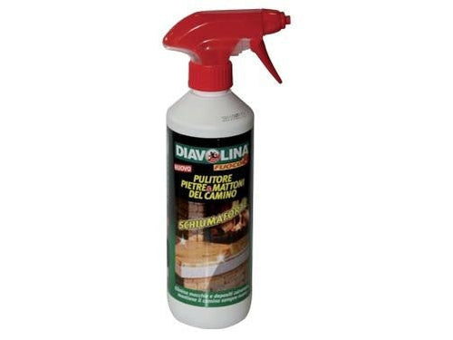 DIAVOLINA PULIZIA PIETRE E MATTONI SPRAY ML.500 STUFE CAMINI
