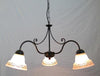 LAMPADARIO ATENA A 3 LUCI LANTERNA APPLIQUE LAMPIONE LAMPADE