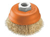 SPAZZOLE A TAZZA BRIXO DA 80 / 100 / 120 MM ATTACCO M14 UTENSILI ELETTRICI