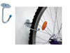 GANCIO PORTABICI ZINCATO PER BICICLETTE A PARETE E SOFFITTO PEZZI 2