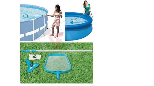 KIT DI PULIZIA E MANUTENZIONE PER PISCINE INTEX MASSIMO CM. 488