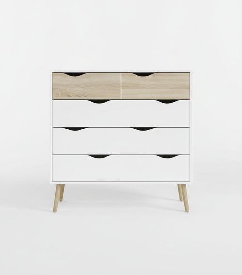 KIT CASSETTIERA OSLO 5 CASSETTI CM.98X39X100H