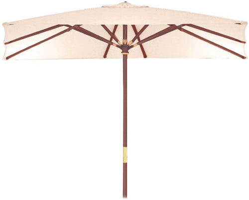 OMBRELLONE GIARDINO RETTANGOLARI IN LEGNO SUN TOP 300X400 ARREDO GIARDINO