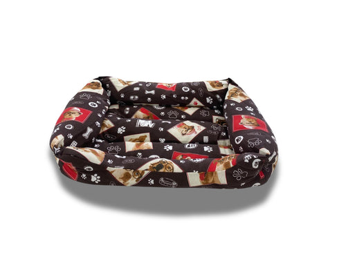 Cuccia marrone scuro fantasia Nobleza