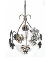 LAMPADARIO BACCO ORO LAMPADE LAMPIONE LANTERNA APPLIQUE