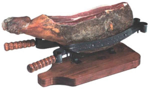 FERMAPROSCIUTTO IN LEGNO MASSELLO CM. 64x25x20H