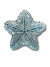 Piatto stella in vetro seashell blue 30cmH&H