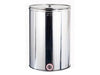 SERBATOIO ACCIAIO INOX CONTENITORE ENOLOGICO VINO OLIO CISTERNA RECIPIENTE LT200