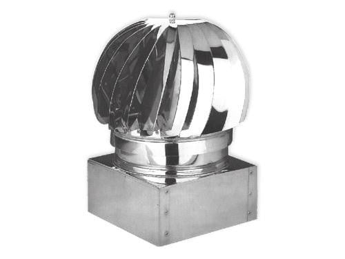 FUMAIOLO COMIGNOLO VENTOLINO ASPIRATORE FUMI TERMINALE QUADRO ZINCATO CM.47X47