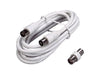 PROLUNGA ANTENNA CAVO TV CON ADATTATORE 5MT. CAVI ACCESSORI TV