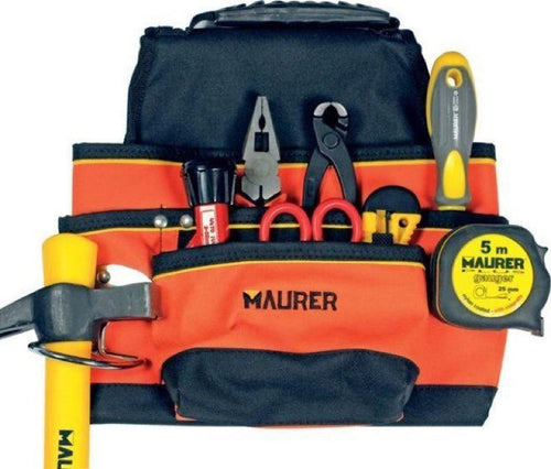 BORSA PER CARPENTIERE IN NYLON 7 TASCHE MAURER ANTINFORTUNISTICA