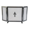 SCHERMI PARASCINTILLE SPORTELLO IN FERRO BATTUTO 2 ALI CM.86X18X46
