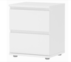 KIT COMODINO NOVA BIANCO DUE CASSETTI CM. 40X34X48H