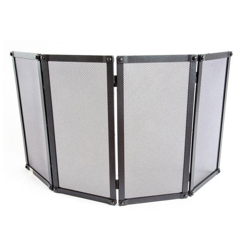 SCHERMI PARASCINTILLE 4 ANTE RIBATTINO IN FERRO BATUTTO CM.101,5X2,5X50