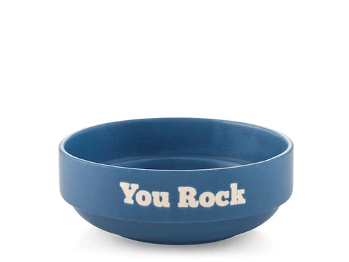 Coppetta in Ceramica blue 13 cm - Scritta You rockH&H