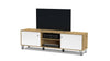 KIT MOBILE PORTA TV BOLLO BO2 CM. 183X40X55H ROVERE ARTISAN/BIANCO