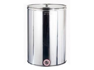 SERBATOIO ACCIAIO INOX CONTENITORE ENOLOGICO VINO OLIO CISTERNA RECIPIENTE LT100