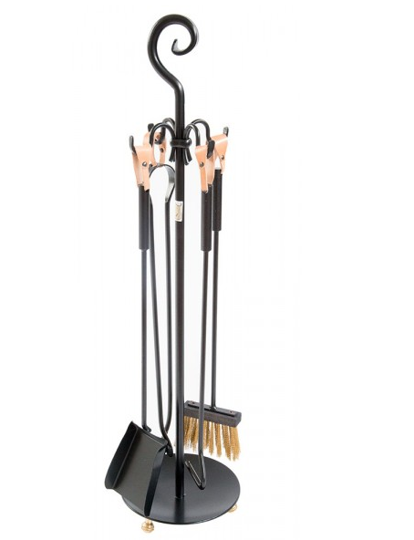SET ATTREZZI CAMINO MILANO 20 x 78H ACCESSORI PER CAMINETTO