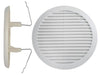 GRIGLIE GRIGLIA DI AREAZIONE TONDE ABS CON MOLLE 125/160 MM PEZZI 10