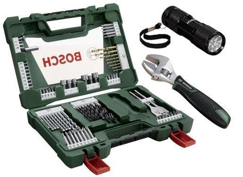 VALIGETTE VALIGETTA + SET ACCESSORI BOSCH 83PZ PUTNE-SVASATORE-INSERTI-ECC