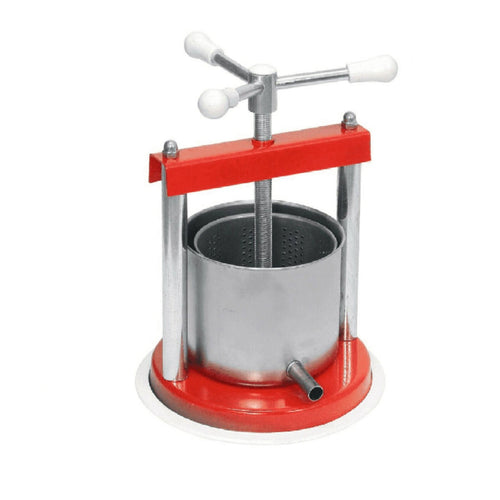 Torchietto premitutto in Acciaio e Inox, adatto come pressa per liquore, frutta ed olive